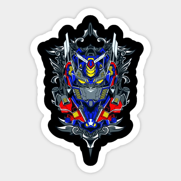 Blue robo Sticker by Harrisaputra